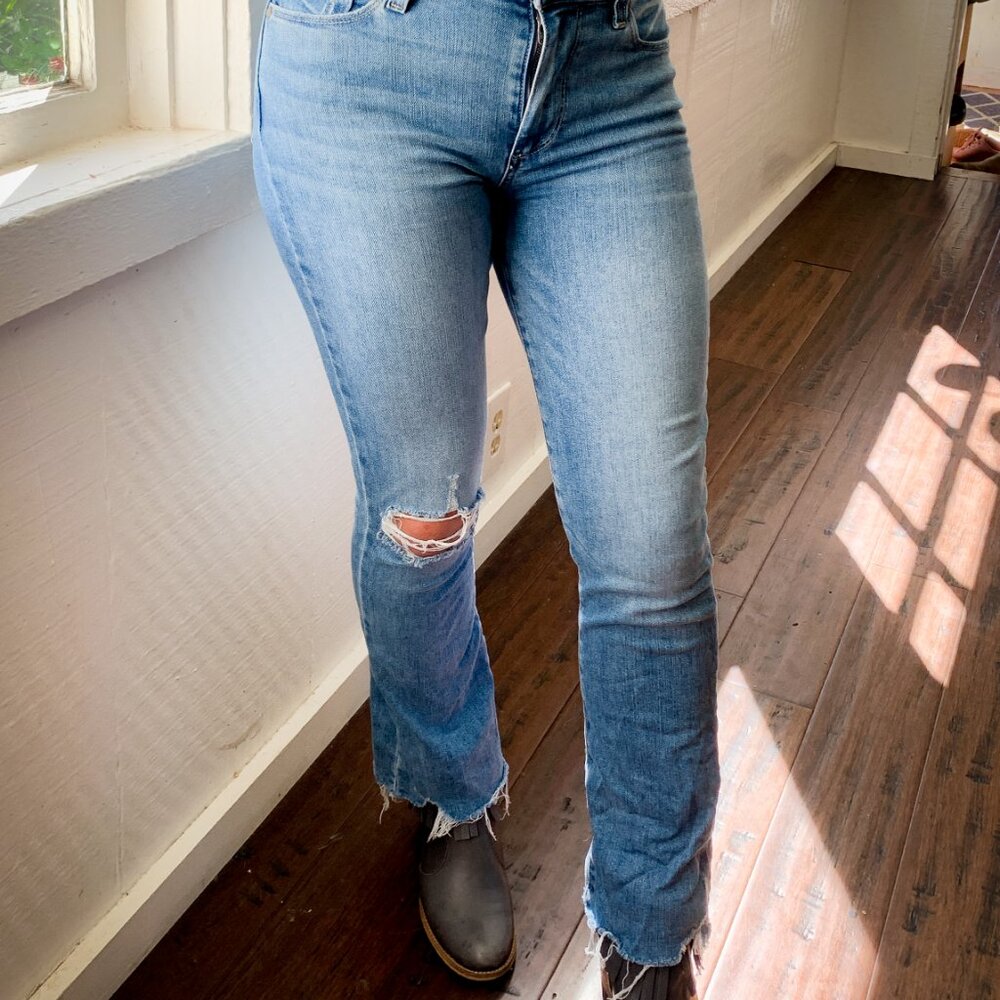 PAIGE women's Rory Crop Flare jeans, size 25